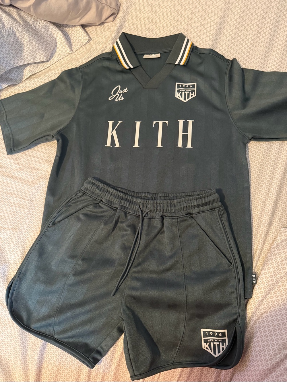Kith Kids Grey Matching Jersey Set